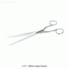Bochem® Paper Scissors, for Cutting Paper, with Sharp-Sharp Tip, L175~300mm<br>Stainless-steel 430, Finished Surface, Rustproof, 페이퍼용 가위