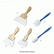 Silicone Rubber Spatula/Scraper, Ideal for Sensitive Work<br>Durability, Protect Sample, 실리콘 고무 스패츌러/스크래퍼