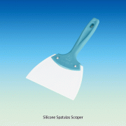 Silicone Spatula/Scraper, with Plastic Handle(ABS), Triangle-type, w100×L170mm<br>Excellent Flexibility·Chemical Resistance·Heat Resistance, Easy to Clean, 실리콘 스패츌러/스크래퍼