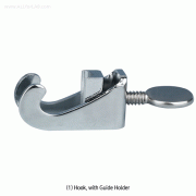 SciLab® Hook/Square Connector, for Clamps & Lab-Frames<br>Suitable for Φ12.7mm Pipe & Rod, 훅/4각 커넥터