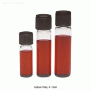 Wheaton® 4~12㎖ Culture Vial, with Deep-skirted Rubber Lined Cap<br>Ideal for Working with Infectious Material, 컬처 바이알, 캡포함