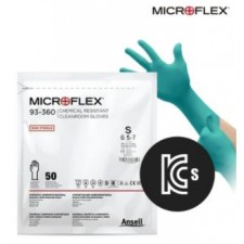 마이크로플렉스 [ Microflex ] KCS 인증 내화학 일회용 클린룸 글러브