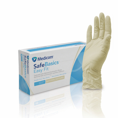 [ Medicom ] Vitals Easy Fit Latex Single Use Gloves